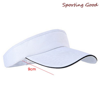 Unisex Empty Top Visor Cap γυναικεία αντηλιακά καπέλα Ανδρικό βαμβακερό καπάκι ρυθμιζόμενο για τρέξιμο για τένις γκολφ παραλίας καπέλο εξωτερικού χώρου