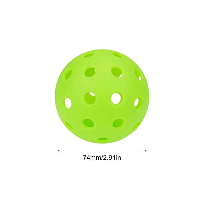 4бр. Pickleball 74MM Издръжливи Pickleball топки 26g 40 дупки Outdoor Pickleballs за състезания Pickleball Тренировки