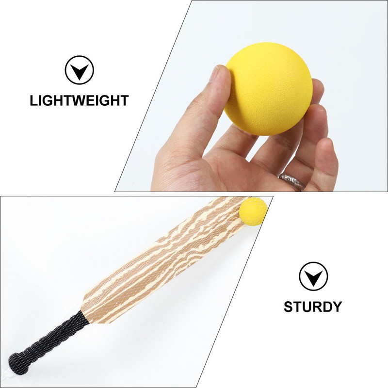 Играчки в задния двор Игра на открито Дейности на закрито Детски спортове родител-дете Пластмасов комплект прилепи за крикет Играчка за взаимодействие Детски крикет