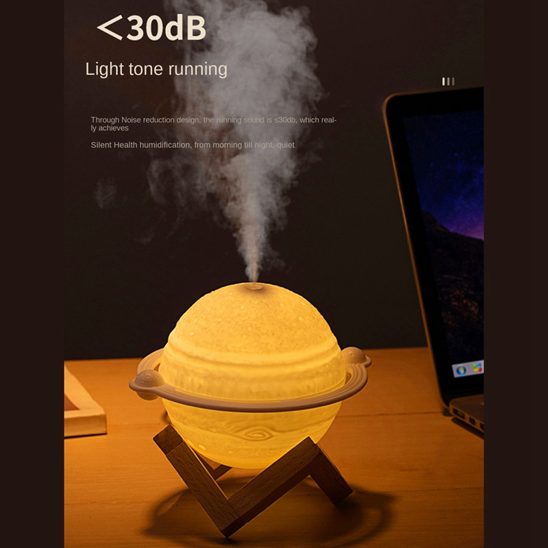 Jupiter Planet Moon ovlaživač zraka za pročišćavanje zraka s atmosferskim svjetlom za dom 200 ml uključen u struju za upotrebu ovlaživač zraka