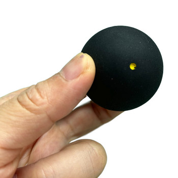 1 τεμάχιο Δωρεάν αποστολή μπάλα σκουός κίτρινη κουκκίδα, μπάλα σκουός, μπάλα ρακέτας σκουός, μπάλα προπόνησης ρακέτας σκουός