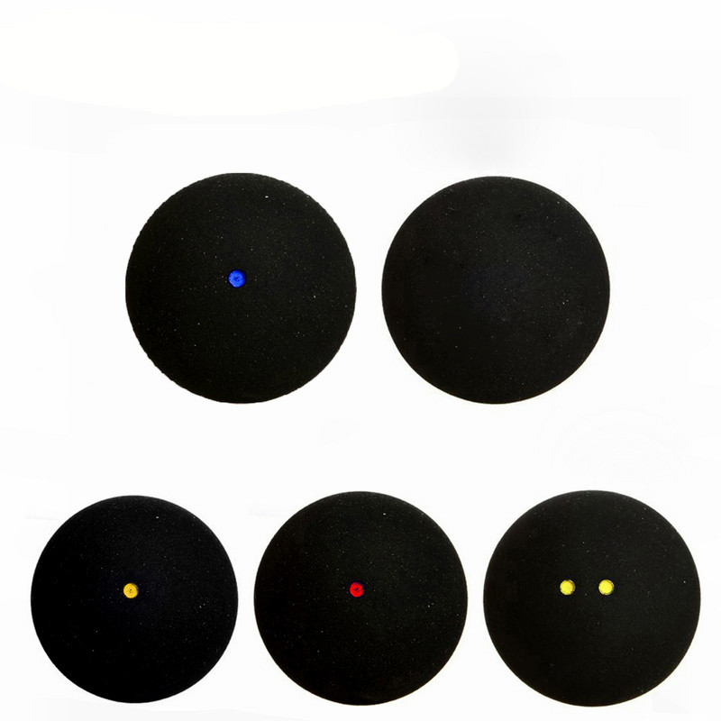 Powerti 1PC Топка за скуош Ракетна топка-Висока еластична скорост Спорт на открито Мъжка тренировъчна топка Гумена топка за скуош