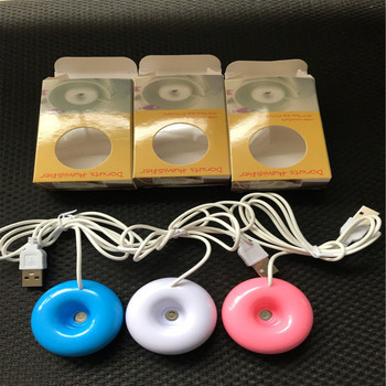 USB Mini Creative Humidifier Home Bedroom Office Mute Donut Малък овлажнител за въздух Малък и лесен за носене