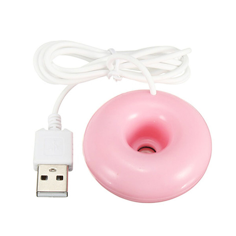 Mini umidificator creativ USB Acasă Dormitor Birou Mute Donut Umidificator de aer mic Mic și ușor de transportat