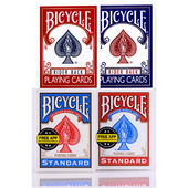Albastru/Roșu Cărți de joc originale pentru biciclete Rider Back Standard Decks Ediția SUA Cărți de poker de hârtie
