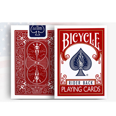 Albastru/Roșu Cărți de joc originale pentru biciclete Rider Back Standard Decks Ediția SUA Cărți de poker de hârtie