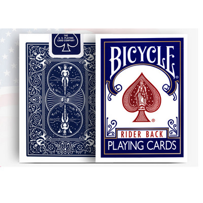 Albastru/Roșu Cărți de joc originale pentru biciclete Rider Back Standard Decks Ediția SUA Cărți de poker de hârtie