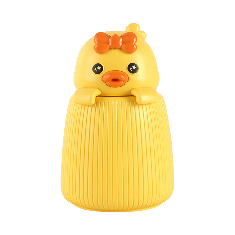 Mielas Duck oro drėkintuvas, mini stalinis valytuvas Cool Mist Maker Fogger USB aromato difuzorius nešiojamas drėkintuvas 350ml namams