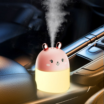 Cute Rabbit Humidifier USB Air Diffuser Mini Portable Purifier 250ML Mist Maker Machine Humidificer για το σπίτι με φώτα LED