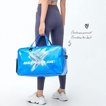 Дамска чанта за фитнес, водоустойчива чанта за фитнес тренировки, външна чанта за пътуване, плажни спортни чанти за плуване, ултралека раница за йога, спортна гимнастика