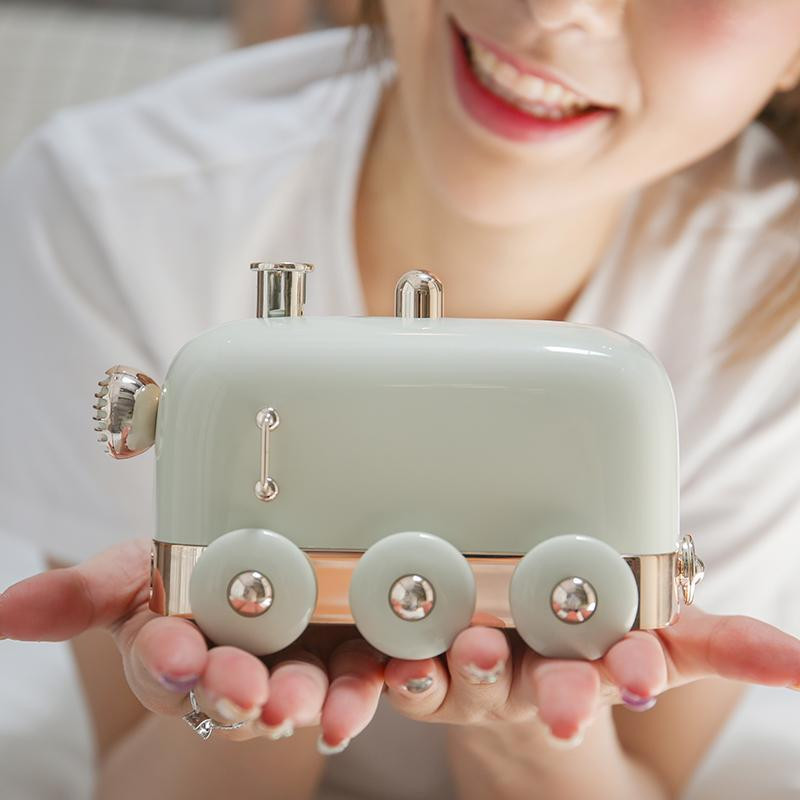 300 ml kvepalų aliejaus difuzorius USB drėkintuvas mini traukinio oro valytuvas stalinis dulksnos gamintojas nešiojamas aromaterapijos aparatas namams