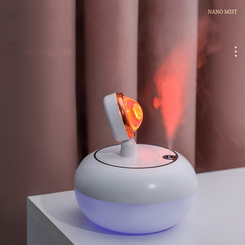 Sunset Lamp Овлажнител за въздух USB Mist Maker 300ML Ароматерапевтичен маслен дифузер Овлажнител за домашен офис с романтична околна светлина