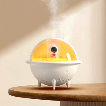 Spaceball Air Humidifier Cute Spaceman Diffuser Nano Mist Maker Μηχάνημα ψεκασμού Desktop USB Purifier 350ML With Color Lights