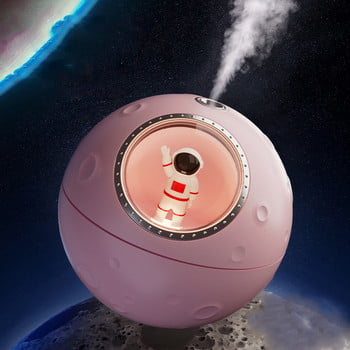 Mini Spaceman Овлажнител USB Въздушен дифузьор Настолен Ароматерапевтичен Mist Maker Fogger 300ML Пречиствател с лампа за домашен офис