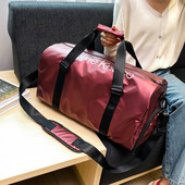Τσάντα γυμναστικής Dry Wet Separation with shoes Fitness Sports Duffle Bag for Travel Duffel Carry on Beach for Yoga Swimming