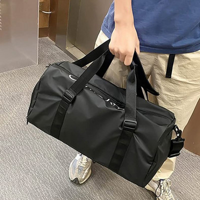 Τσάντα γυμναστικής Dry Wet Separation with shoes Fitness Sports Duffle Bag for Travel Duffel Carry on Beach for Yoga Swimming
