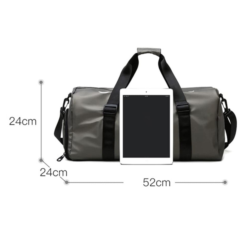 Τσάντα γυμναστικής Dry Wet Separation with shoes Fitness Sports Duffle Bag for Travel Duffel Carry on Beach for Yoga Swimming