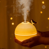 Little Onion Humidifier USB Mini Desktop Purifier Aromatherapy Oil Diffuser Portabke 300ML Mist Humidificer with Night Light