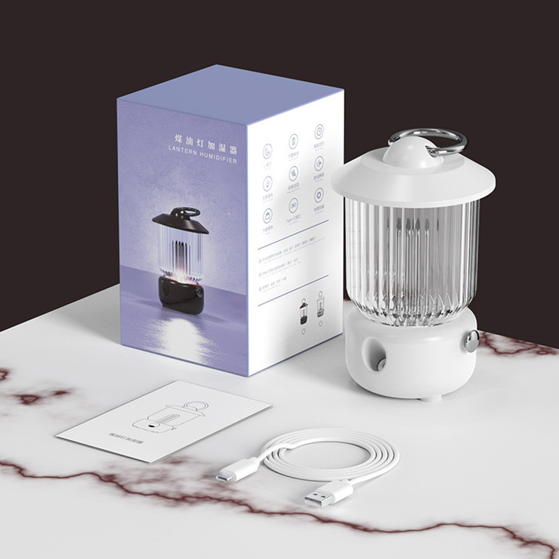 Kerozin lámpás párásító falra szerelhető légdiffúzor Tölthető tisztító Retro asztali ködkészítő Fogger 250ml otthoni irodába