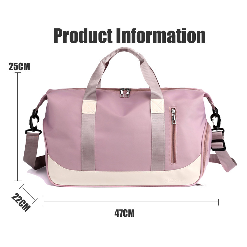 Moodne ujumistreening jooga jõusaalikott Multifunktsionaalne kuivmärjalt eraldav käekott väljas nädalavahetuseks reisimiseks pagasi õlakotid