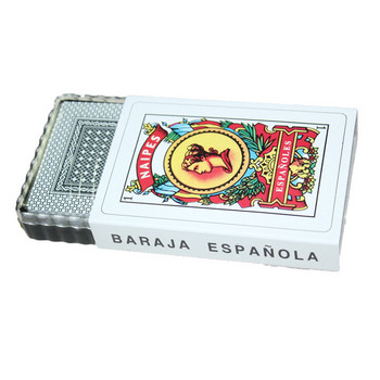 1 σετ/50 τμχ Ισπανικά πλαστικά τραπουλόχαρτα αδιάβροχα τραπουλόχαρτα ανθεκτικά δημιουργικό δώρο Νέο σχέδιο πόκερ παιχνίδι καρτών