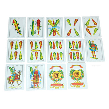 1 комплект/50 бр. Испански пластмасови карти за игра Водоустойчиви карти Издръжливи карти за игра Творчески подарък Нов дизайн Покер карти Игра