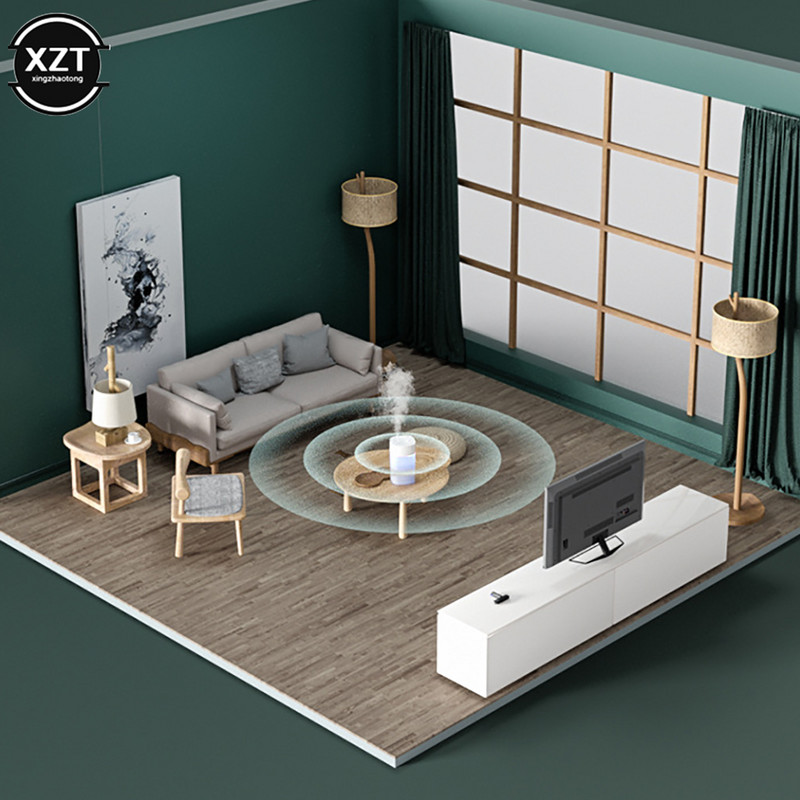 Umidificator de aer cu aromoterapie de capacitate mare de 400 ml Mini USB de birou pentru mașină, acasă, afaceri, difuzor, umidificatoare pentru mașină și casă