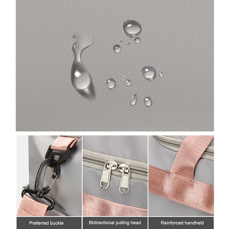 Oxford sport hátizsák pénztárca nagy kapacitású hordozható tornatáskák cipőrekesszel, többfunkciós kopásálló férfiaknak, nőknek