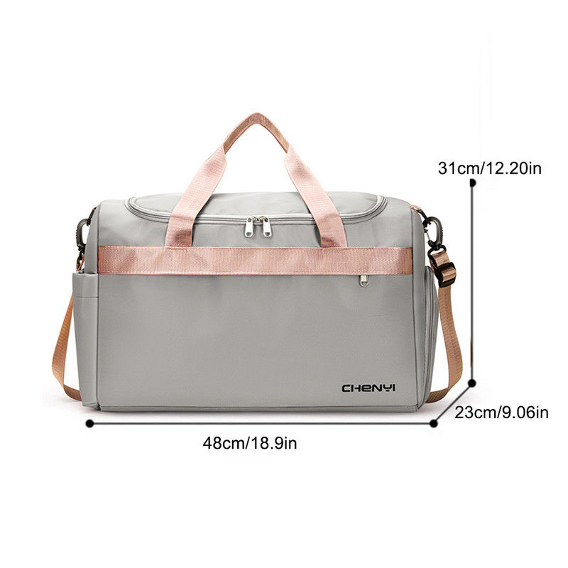 Oxford sport hátizsák pénztárca nagy kapacitású hordozható tornatáskák cipőrekesszel, többfunkciós kopásálló férfiaknak, nőknek