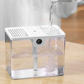 1,5L Desktop Mini Portable Usb Ultrasonic Home Office Desk Service Car Humidifier Cooling Mist Maker με LCD οθόνη υγρασίας