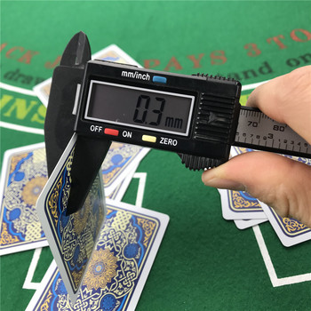 PVC Πόκερ Επιτραπέζια Παιχνίδια Κάρτες Πλαστικές κάρτες πόκερ μπακαρά Texas Hold\'em Κόκκινες και μπλε αδιάβροχες φορητές κάρτες