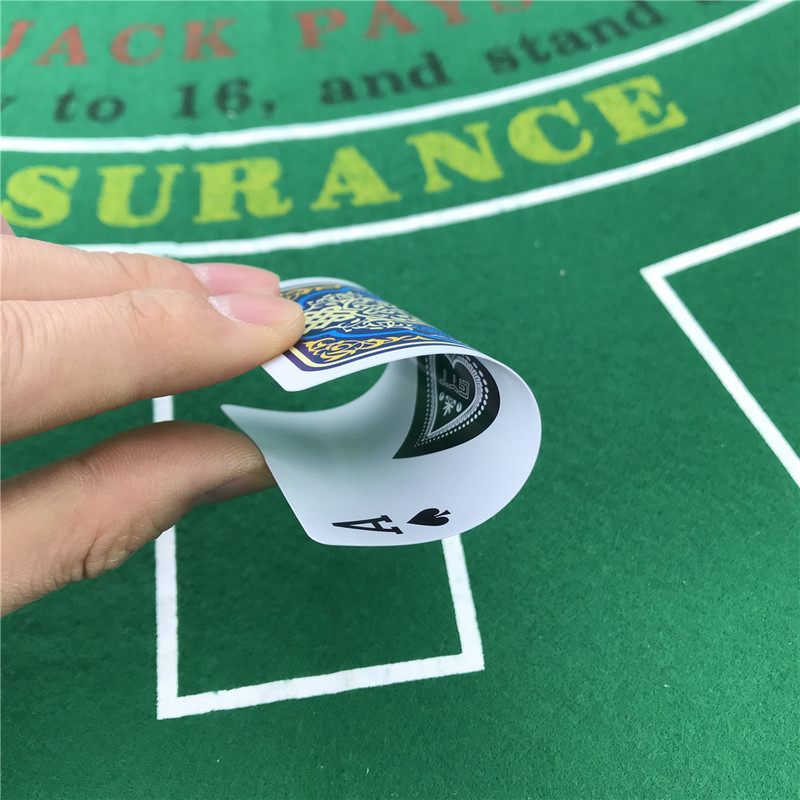 PVC Πόκερ Επιτραπέζια Παιχνίδια Κάρτες Πλαστικές κάρτες πόκερ μπακαρά Texas Hold'em Κόκκινες και μπλε αδιάβροχες φορητές κάρτες