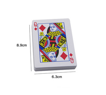 Κρυφά επισημασμένα τραπουλόχαρτα Δείτε μέσα από τραπουλόχαρτα Μαγικά τραπουλόχαρτα Υπαίθριο εσωτερικό κάμπινγκ ψυχαγωγικό παιχνίδι καρτών πόκερ κάρτα πόκερ