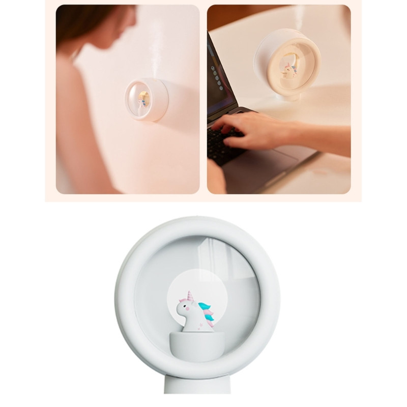 2023-as új légpárásító növényi/állati tervezésű légpárásítóval, hűvös párásító otthoni irodai autós használatra