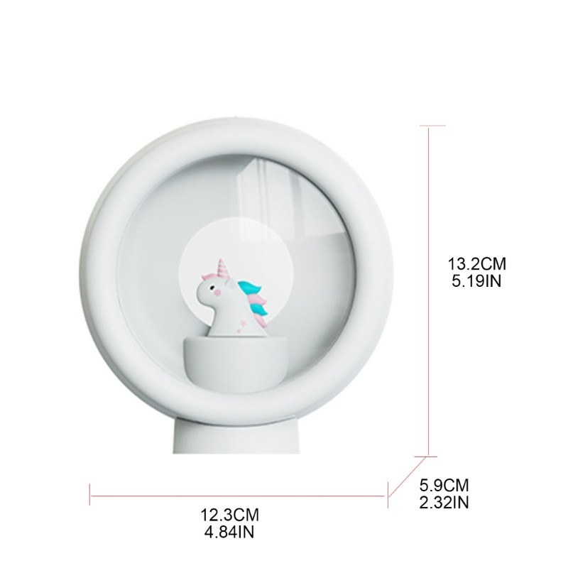 2023-as új légpárásító növényi/állati tervezésű légpárásítóval, hűvös párásító otthoni irodai autós használatra