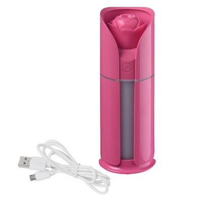 2023 m. Naujas automobilio rožių gėlių oro drėkintuvas, alyvos difuzorius, mini USB aromatų kūrėjų valytuvas