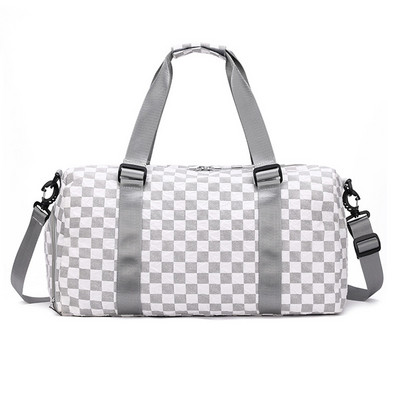 „Oxford“ kūno rengybos krepšys, didelės talpos languotas sauso šlapio atskyrimo krepšys, atsparus vandeniui, daugiafunkcis, atsparus dilimui, skirtas lauko futbolui