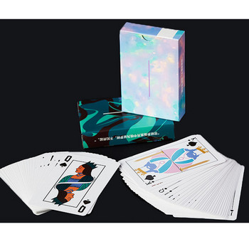 Κάρτες πόκερ από χαρτί 87*57 χιλιοστών Απλές Κάρτες Πρωτοτυπίας 1 τεμαχίου
