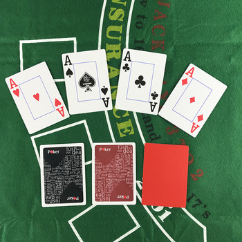 1 τεμ. Τράπουλες Πλαστικές Κάρτες Πόκερ Αδιάβροχες Τράπουλες Παιγνιόχαρτα Θαμπό Πολωνικό Οικογενειακή Διασκέδαση Επιτραπέζια παιχνίδια