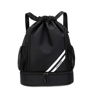 Jõusaali seljakott Meeste Sport Nädalavahetus Meeste Pingutusnöörid Palli pakkimine Fitness Aksessuaarid Korvpalli Bolsad Kingadele Naiste reisikott