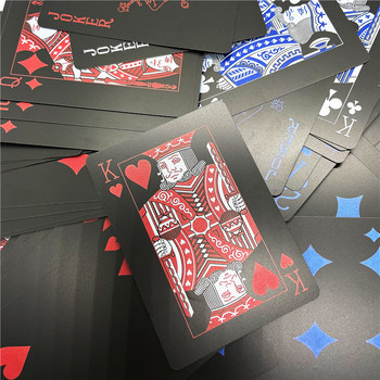 Υψηλής ποιότητας αδιάβροχη πλαστική κάρτα PVC ΜΠΛΕ Στολή 54 τεμαχίων Σετ Poker Classic Magic Tools Poker Box