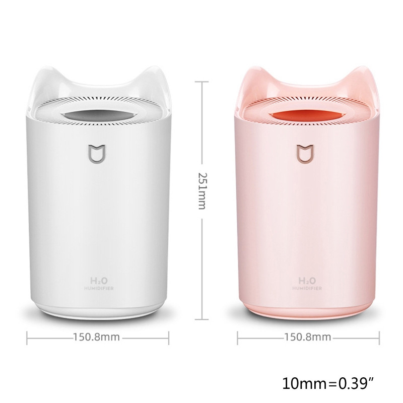 2023 m. Naujas oro drėkintuvas USB Maker tylus aromato difuzorius vėsus purkštuvas dvigubo purkštuko drėkintuvas namų biuro automobiliui