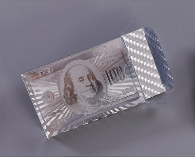 24K zelta spēļu kāršu klājs, sudraba folijas pokera komplekts, burvju kāršu izturīgs ūdensizturīgs ASV dolāra dizains Poler kārtis pokera kāršu māksla