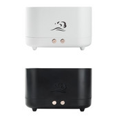 2023 m. naujas 225 ml vėsus drėkintuvas namų mini staliniam drėkintuvui su LED liepsnos šviesos ultragarso vėsinimo aparatu