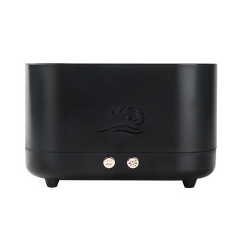 2023 Νέος 225 ml Cool Humidifier Home Mini Desktop Humidifier with LED Flame Light Ultrasonic Cool Maker