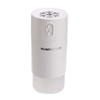 2023 Νέος φορητός υγραντήρας Cool Mini USB Air Humidifier για Αυτοκίνητο Ταξίδι Γραφείου Σπίτι με Νυχτερινό Φως (400ML)