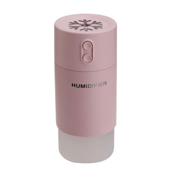 2023 Νέος φορητός υγραντήρας Cool Mini USB Air Humidifier για Αυτοκίνητο Ταξίδι Γραφείου Σπίτι με Νυχτερινό Φως (400ML)
