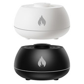 2023 New Flame Essential Oil Diffuser 7 Color Lights Diffuser Super Quiet Humidifier Air Electric Aroma-Diffuser