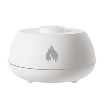 2023 New Flame Essential Oil Diffuser 7 Color Lights Diffuser Super Quiet Humidifier Air Electric Aroma-Diffuser