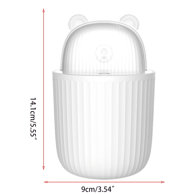 2023 Novi ovlaživač zraka za kućne ljubimce od 300 ml sa šarenim svjetlima Cool ovlaživač zraka za ured, dom, spavaću sobu, dječju sobu